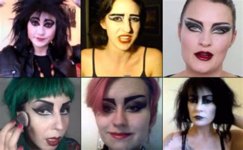 More Siouxsie Sioux Makeup Tutorials Than You Can Shake A Lipstick At Dangerous Minds