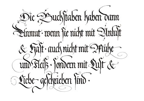 Kalligrafie Grundkurs Fraktur Gertrud Ziegelmeir Kalligrafie