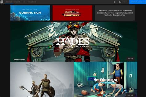 Parmi les prochains titres qui sont mis en avant par epic par conséquent l'offre mensuel d'un jeu gratuit sur la plateforme pc a été étirée en 2019 et passe à la vitesse supérieure. La plateforme Epic Games Store ouvre ses portes et offrira ...