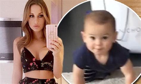 Sam Faiers Shares Sweet Video Of Playful Baby Paul At Home Daily Mail