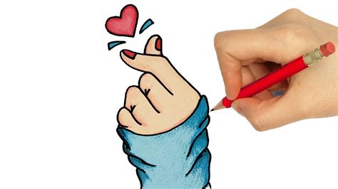 How To Draw Korean Heart