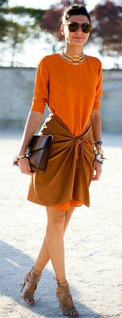100 Beautiful Orange Dress To Your Collection Ideas Estilos De Rua