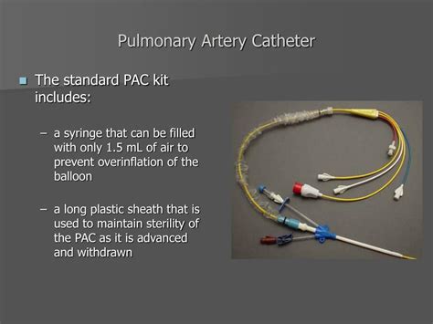 Ppt Pulmonary Artery Catheter Powerpoint Presentation Free Download