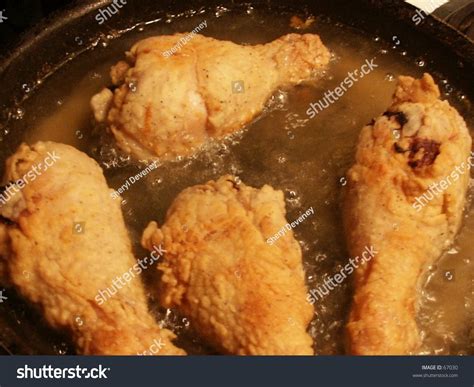 Pan Fried Chicken Cooking Stock Photo 67030 Shutterstock