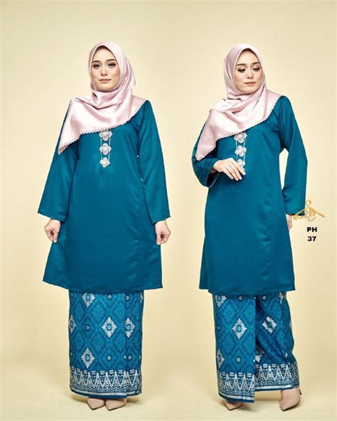Baju Kurung Pahang Songket Khadija Mesra Penyusuansaeeda Collections