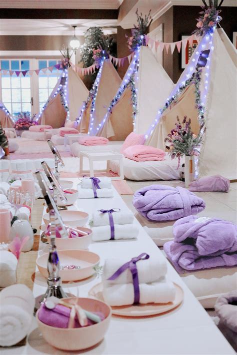 Spa party personalization & invitations. Spa & Sleepover Party Rentals - Products Provided — Dream ...