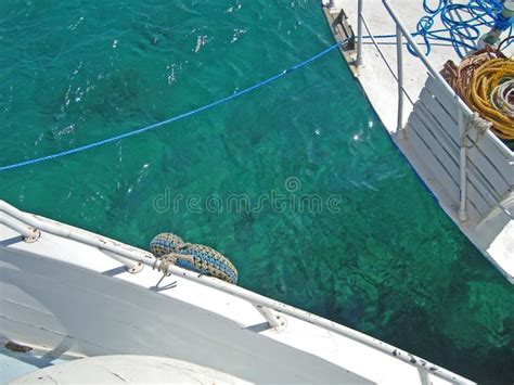 Clean Sea Water Photo Between Two Boats Stock Photo Image Of Resort