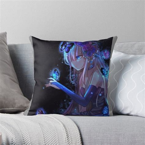 Anime Style Throw Pillow By Fashinpro In 2020 Throw Pillow Styling