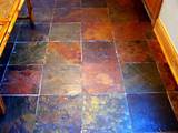 Photos of Multi Coloured Slate Floor Tiles