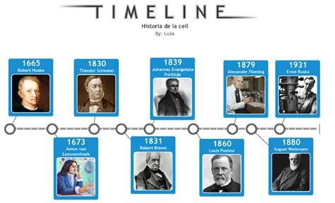 Célula Principio De La Vida Línea De Tiempo Historia De La Célula