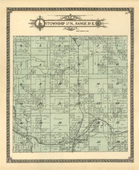 marinette plat map map or atlas wisconsin historical society