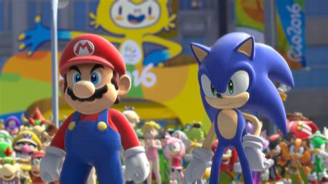Opening And New Footage Of Mario And Sonic 2016 For Wii U Mario Party