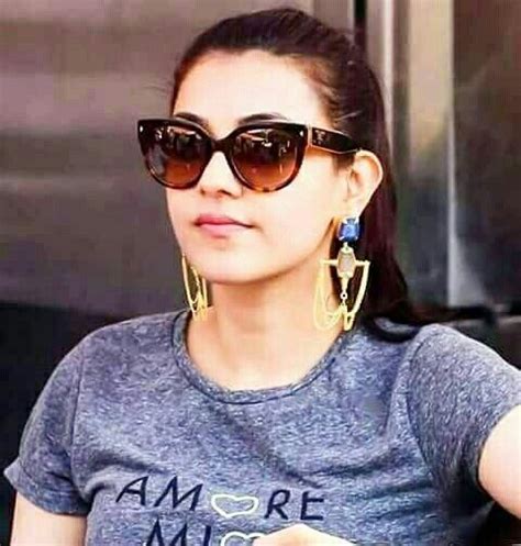 Kajal Aggarwal Sunglasses Women Square Sunglass Fashion