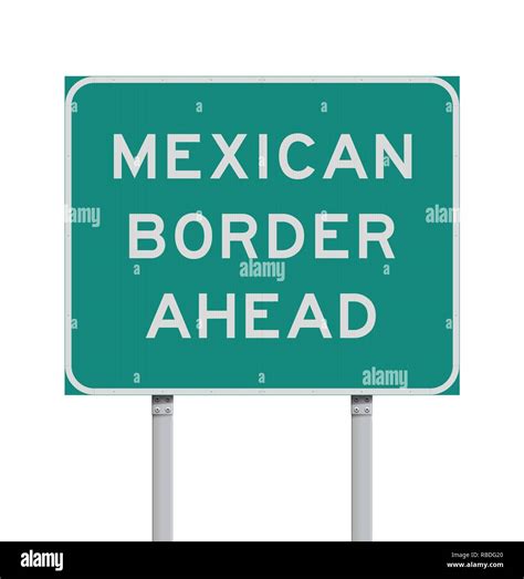 Mexican Highway Sign Stock Vector Images Alamy