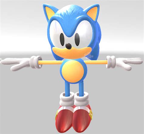 Classic Sonic Pcvrquest Vrchat Avatar Download By Wargrey Sama On