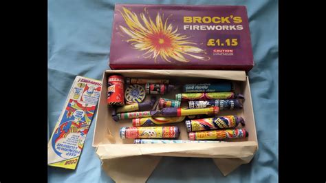 Vintage Brocks £115 Fireworks Box Youtube