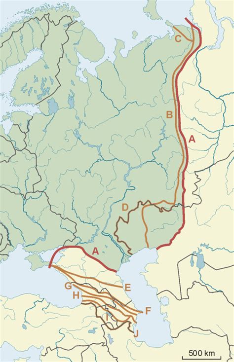 How Was The Border Between Europe And Asia Defined Vivid Maps