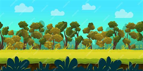 Premium Vector Forest 2d Game