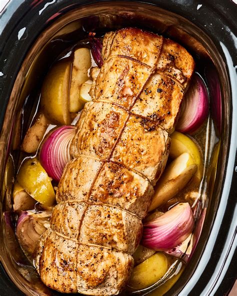 Slow Cooker Pork Loin Roast With Vegetables Foodrecipestory