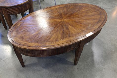Click here now to view our extensive selection! PAIR ASHLEY ROUND END TABLES + COFFEE TABLE