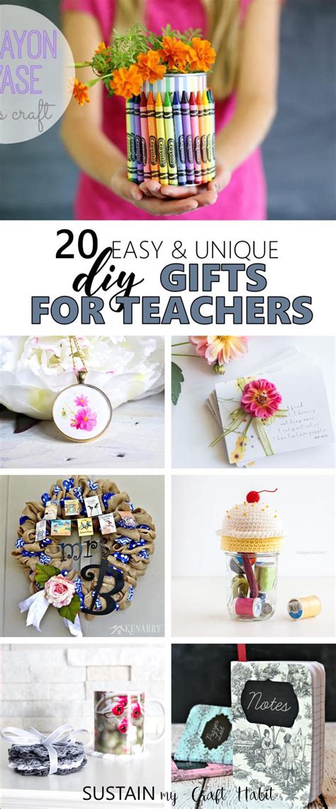Ts For Teachers 20 Easy And Unique Diy Presents You Can Give