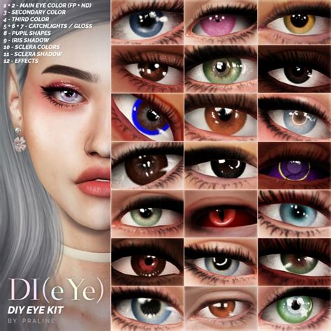 Dieye Diy Eye Kit Pralinesims Sims 4 Sims 4 Cc Eyes S