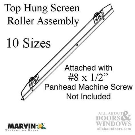 Marvin Top Hung Screen Roller Assembly Choose Options