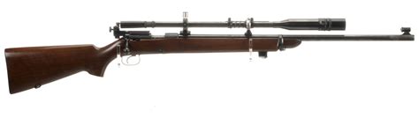 Winchester Model 52b Bolt Action Rifle With Scope Rock Island Auction