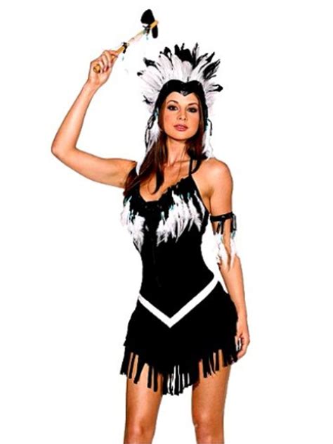 Sexy Squaw Stammesprinzessin Indianerin Damenkostüm Karnevalskostum