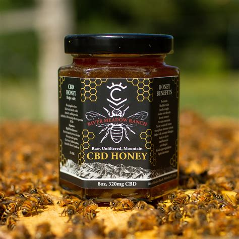8 Oz Cbd Infused Honey River Meadow Ranch Apiary