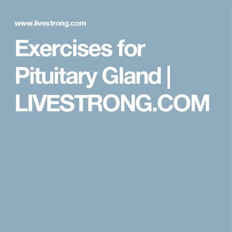 Pin On Pituitary Gland Tumor