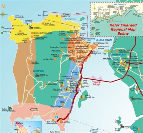 It's notable that the penang tourist map, produced by the state tourism board, marks the state museum with three red asterisks and informs visitors that it is closed for 3 years from 2017, but not only is no such. MAP OF PENANG ISLAND AND MAINLAND PROVINCE WELLESLEY ...