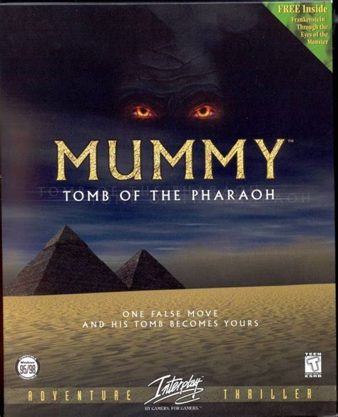 mummy tomb of the pharaoh 1996 box cover art mobygames