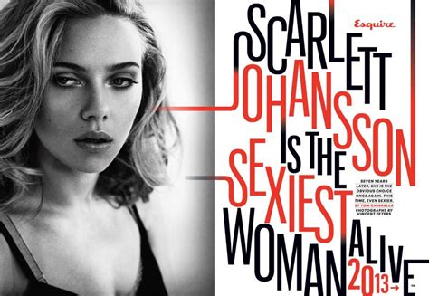 Scarlett Johansson Is The Sexiest Woman Alive Esquire NOV