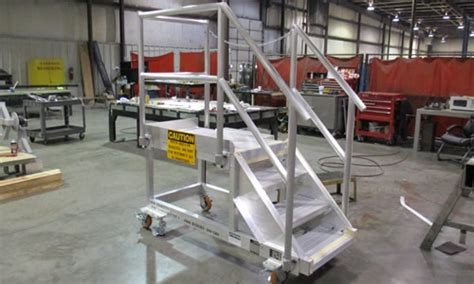 Aluminum Mobile Ladder 1 Wb Industries
