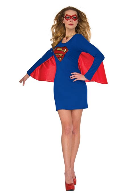 Dc Supergirl Cape Womens Dress Costume