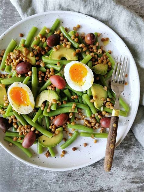 Salade Ni Oise Met Sperziebonen En Linzen Foxilicious Salade