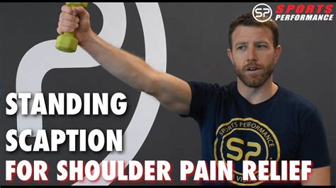Standing Scaption For Shoulder Pain Sports Performance Physical