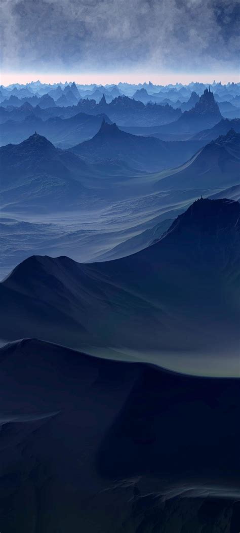 1080x2400 Glacier Hills At Winter 1080x2400 Resolution Wallpaper Hd