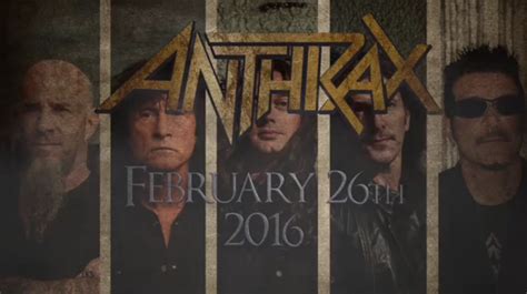 Anthrax Announce New Album Title Along With Release Date The Metalist