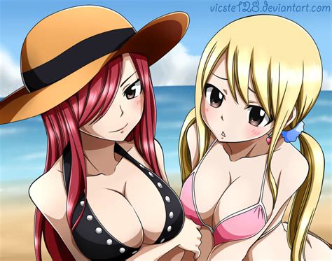 Fairy Tail 441 Erza And Lucy By Vicste128 On Deviantart