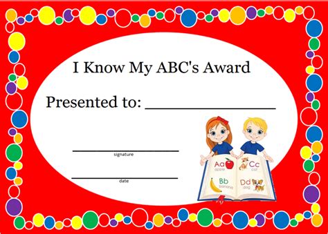 Looking For Simple Kids Awards And Certificates This Is A Great