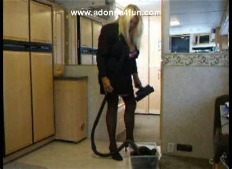 Vacuuming In Black Suitstockings Adonna4fun S Clip Store Clips4sale