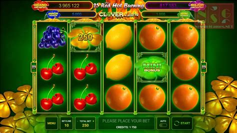 25 Red Hot Burning Clover Link Slot Greentube Review 2023 And Free Demo