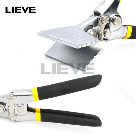 Sheet Metal Bending Pliers Crimping Tool Hand Seamer Wide Jaw Straight