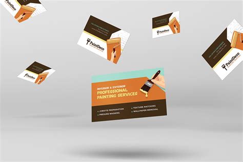 Painter And Decorator Business Card Creative Business Card Templates