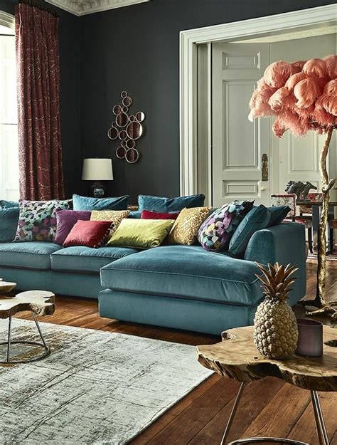 75 Best Ideas To Decorate Your Living Room With Turquoise Accents