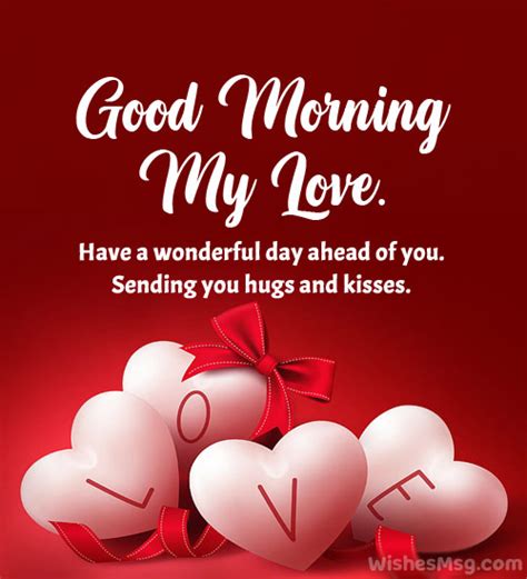 200 Good Morning Love Messages And Wishes Wishesmsg