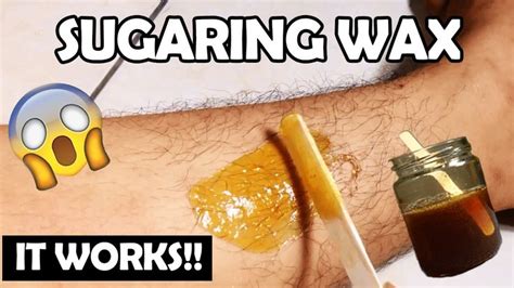 easy diy sugaring wax the best recipe and tutorial hera hutajulu youtube sugar waxing