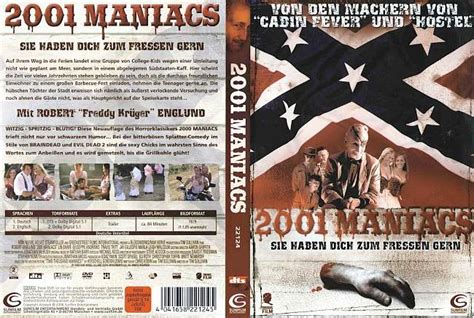 2001 Maniacs German DVD Covers